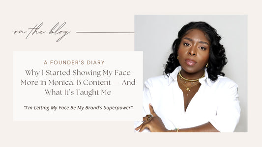 Why I Started Showing My Face More in Monica. B Content — And What It’s Taught Me