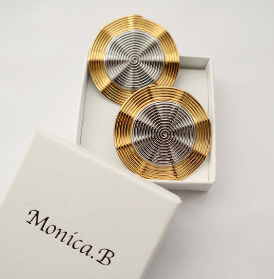 Celeste Spiral Earrings