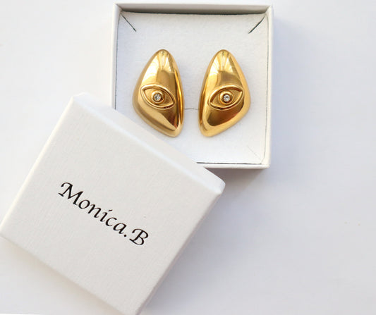 Chunky God's Eye Earrings