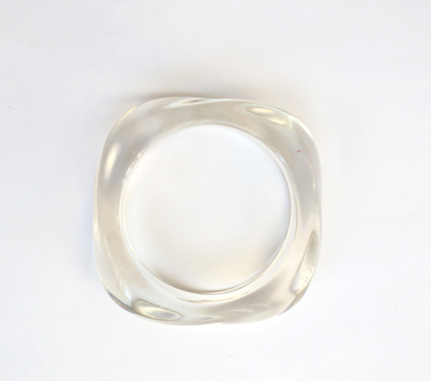 Irregular Acrylic Resin Chunky Bangles