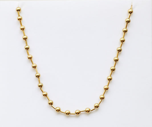 Round Ball Bead Necklace