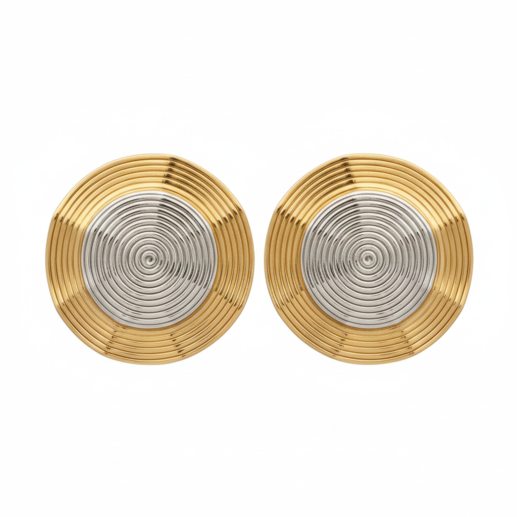 Celeste Spiral Earrings Cut-Out