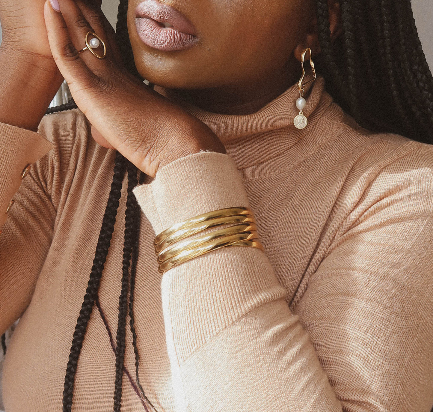 Sisterhood Gold Bangles