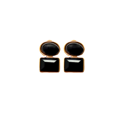 Duo Shape Stud Earrings
