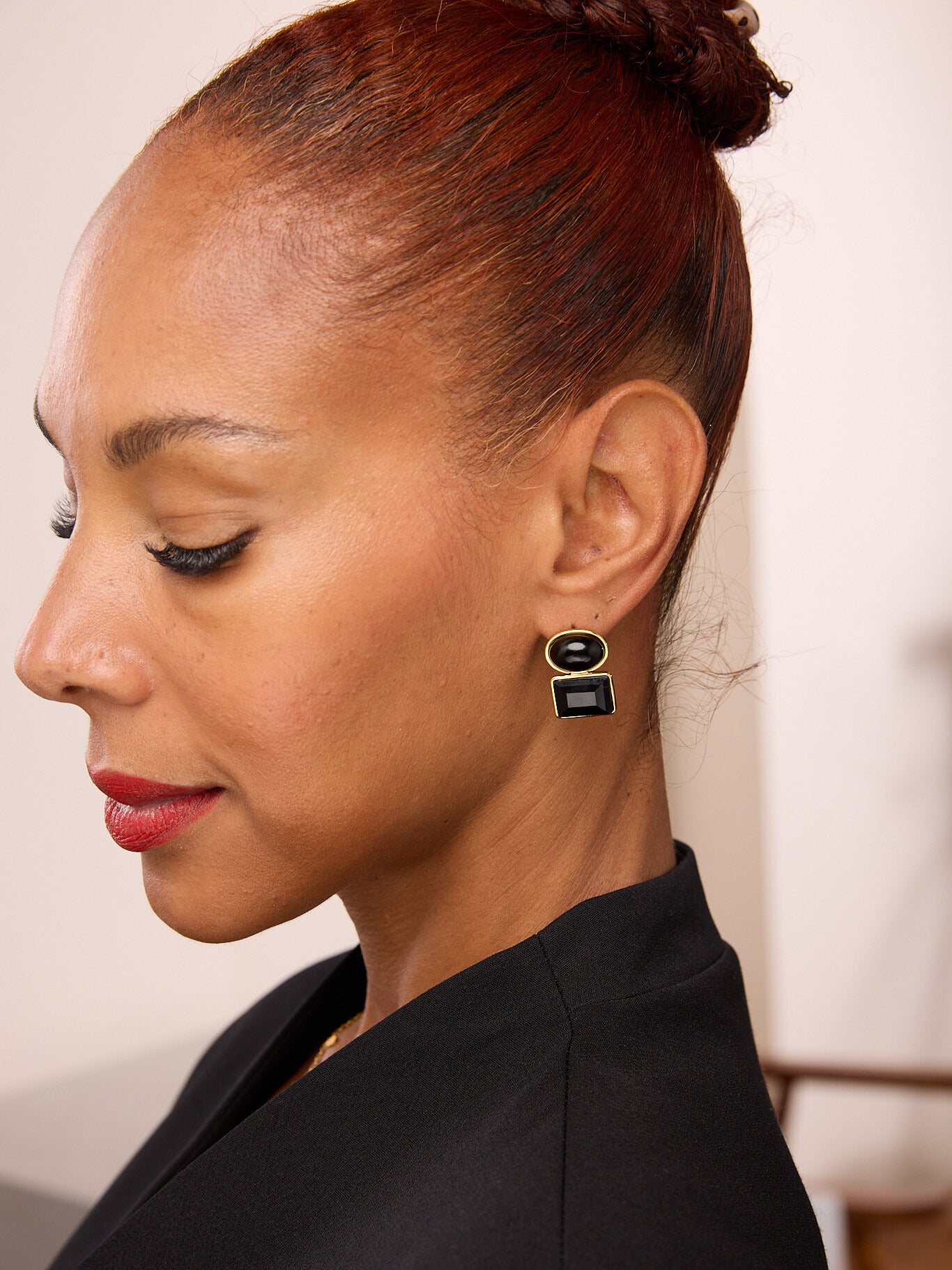 Duo Shape Stud Earrings