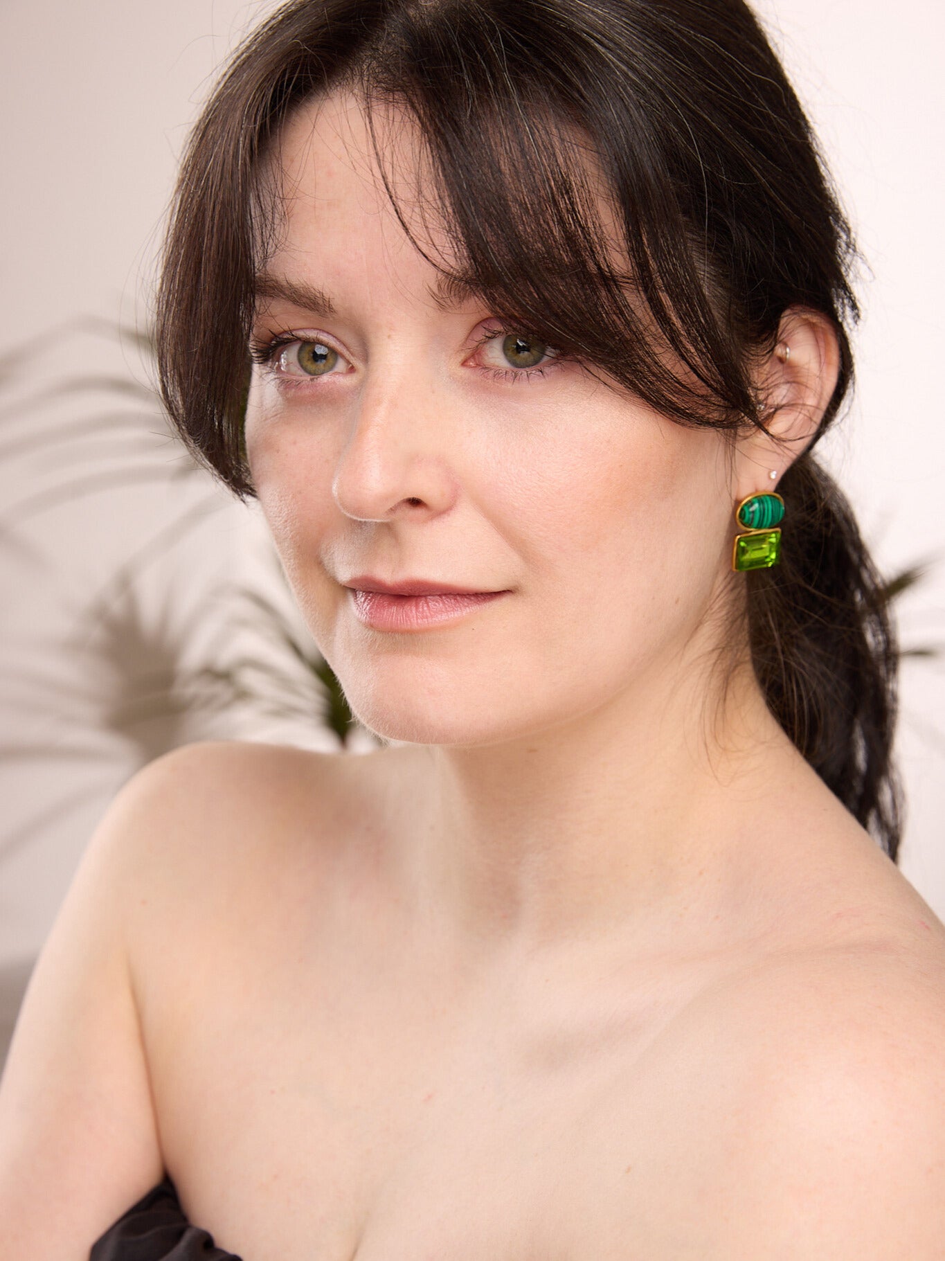 Duo Shape Stud Earrings