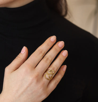 Elysian Wave Ring
