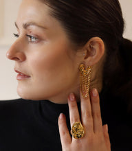 Load image into Gallery viewer, Eterna Molten Gold Statement Ring
