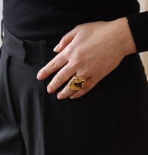 Load image into Gallery viewer, Eterna Molten Gold Statement Ring
