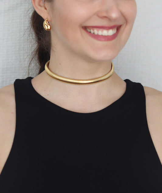 Chunky Belt Snake Chain Necklace