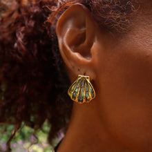 Load image into Gallery viewer, Isla Abalone Earrings
