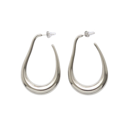 Liquid Curve Hoop Earrings