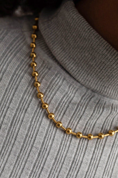 Round Ball Bead Necklace