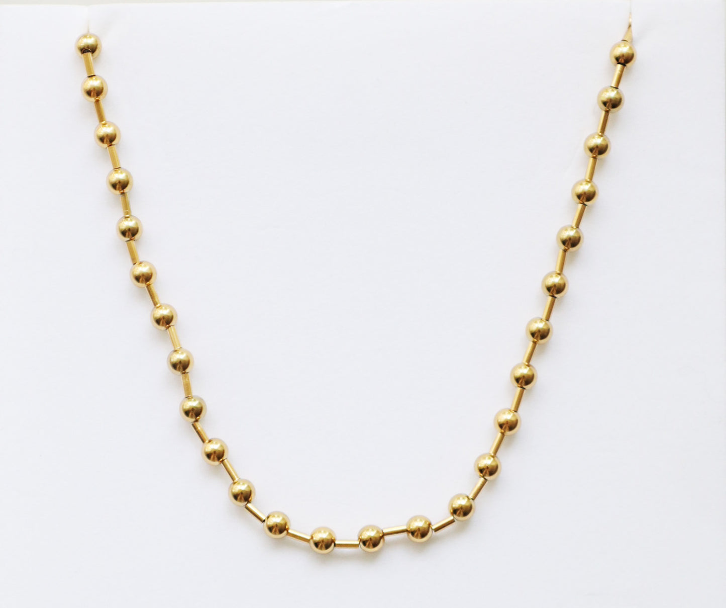 Round Ball Bead Necklace
