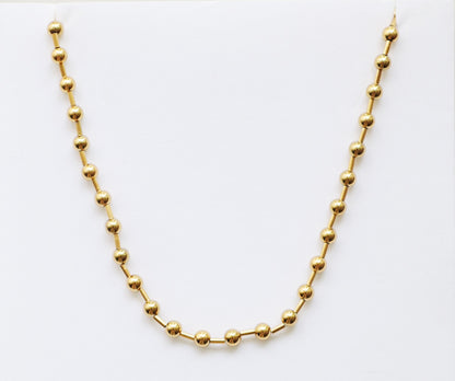 Round Ball Bead Necklace
