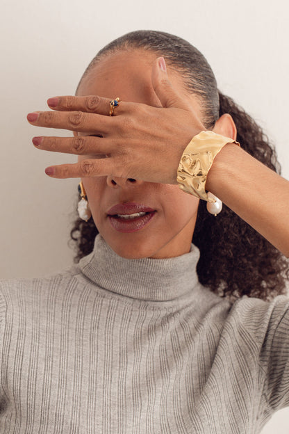 Wide Textured Cuff