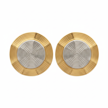 Celeste Spiral Earrings Cut-Out