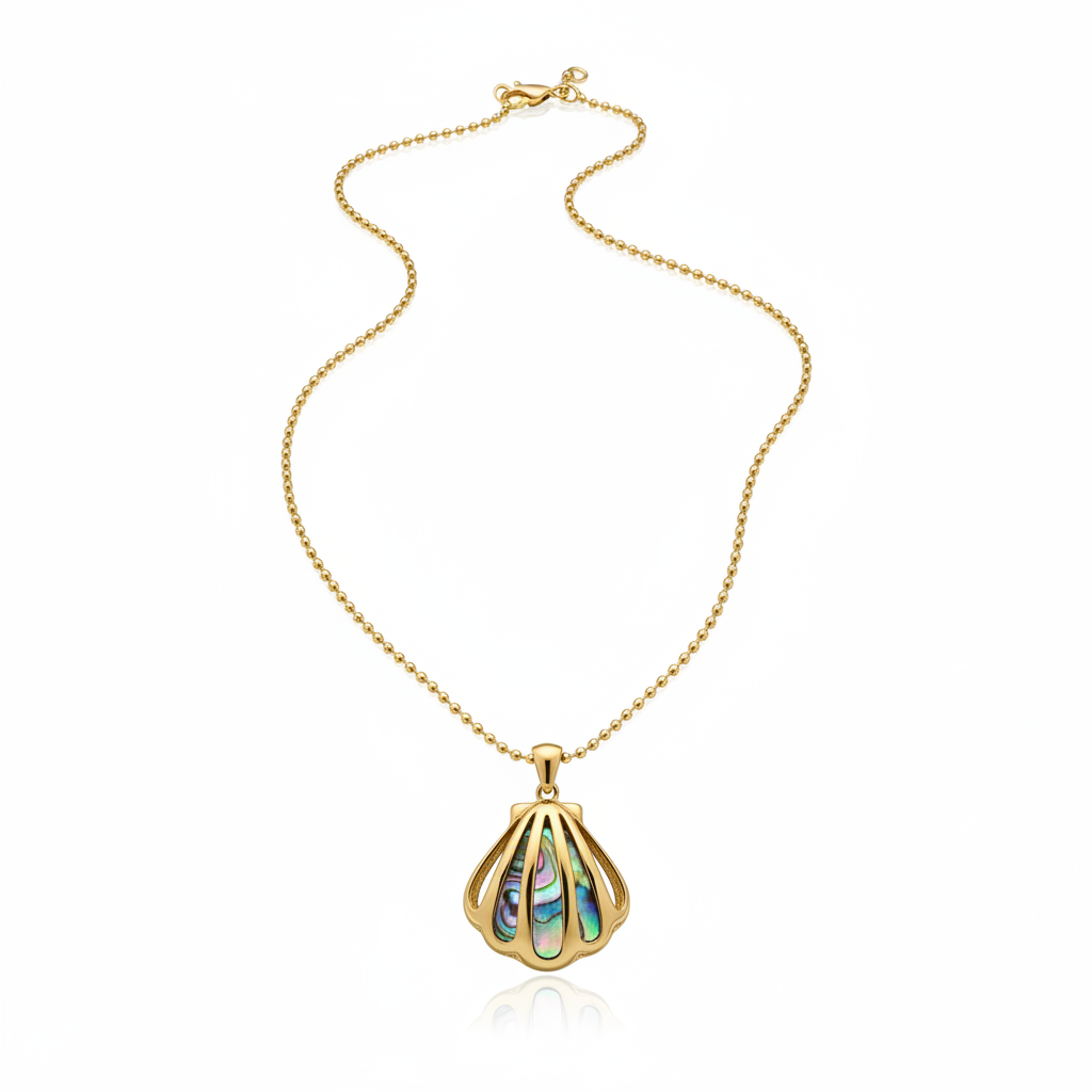 Isla Abalone Necklace Cut-Out