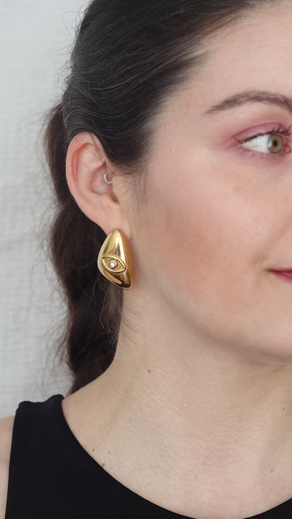 Chunky God's Eye Earrings