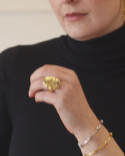 Load and play video in Gallery viewer, Eterna Molten Gold Statement Ring
