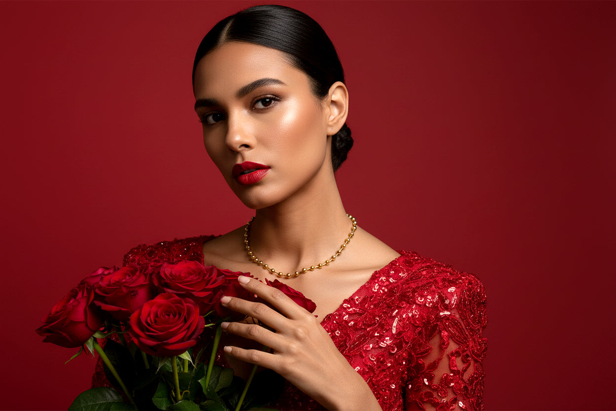 Round Ball Bead Necklace