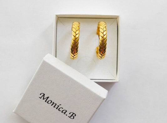 Dahlia Hoop Earrings