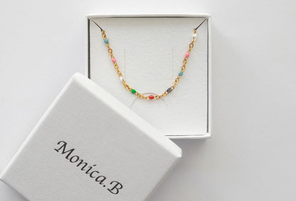 Orchid Anklet
