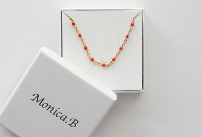 Orchid Anklet