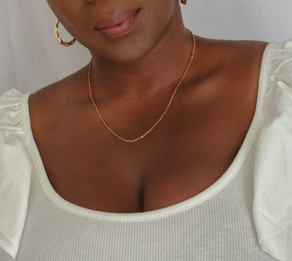 Orchid Necklace
